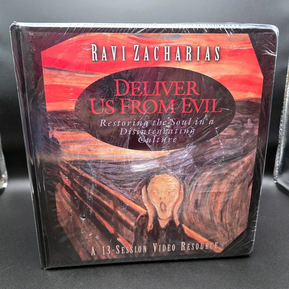 Ravi Zacharias Deliver Us From Evil 13-Session Resource VHS Box Set 1997 New
